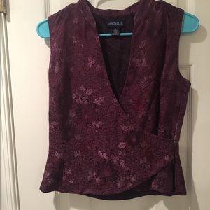 Ann Taylor Silk blend sleeveless blouse